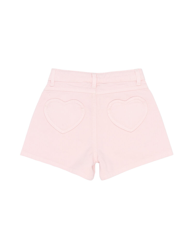 The New Samantha Denim Shorts Light Lilac