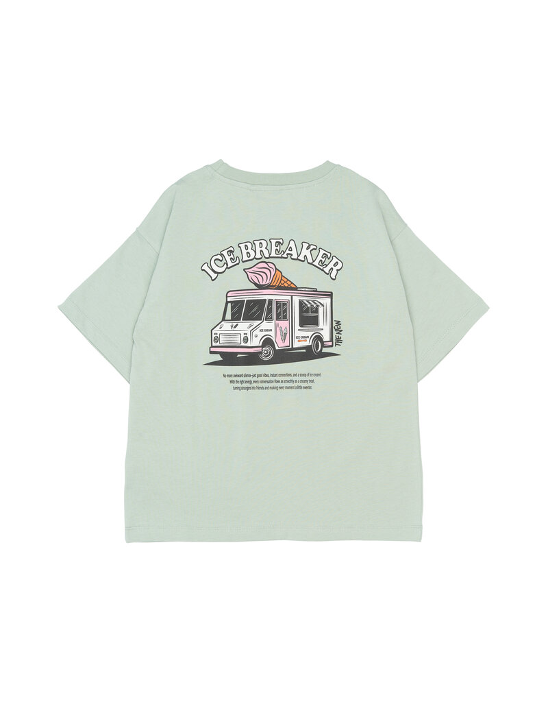 The New Stefano OS Tee Aqua Grey