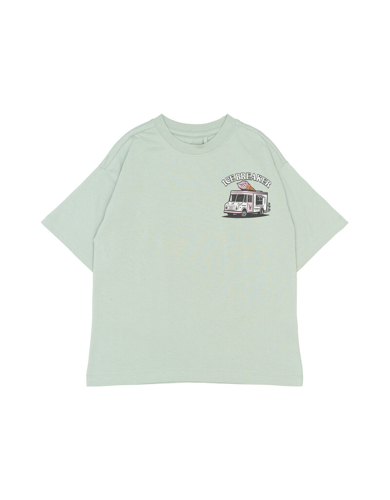 The New Stefano OS Tee Aqua Grey
