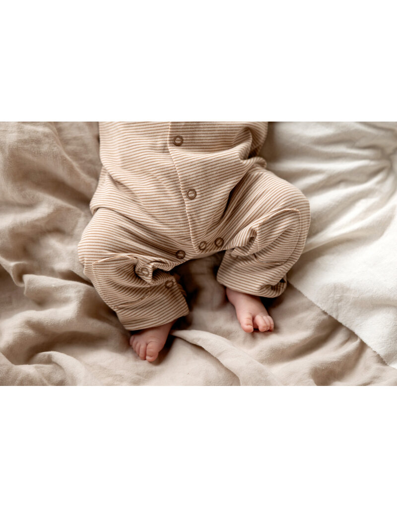 Nixnut Butt Onesie Biscuit Stripe
