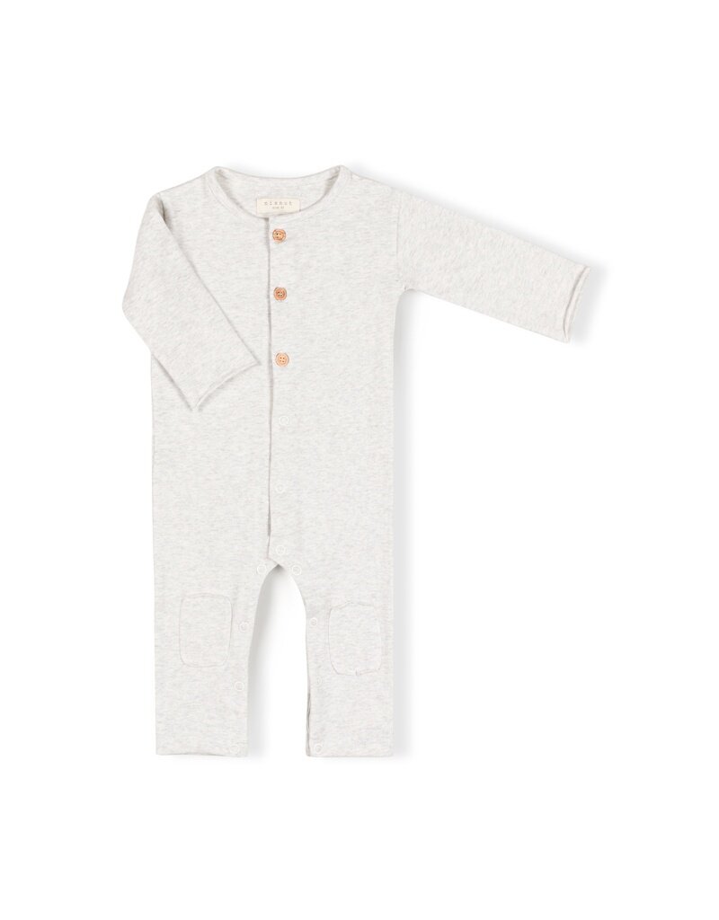Nixnut Butt Onesie Grey