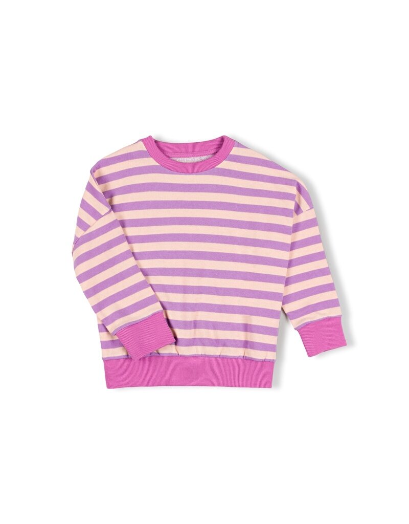 Nixnut Rel Sweater Iris Stripe