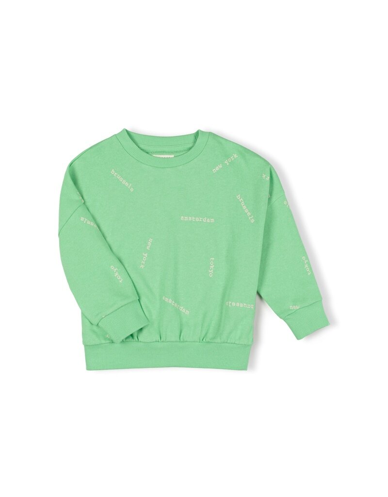 Nixnut Stamp Sweater Apple