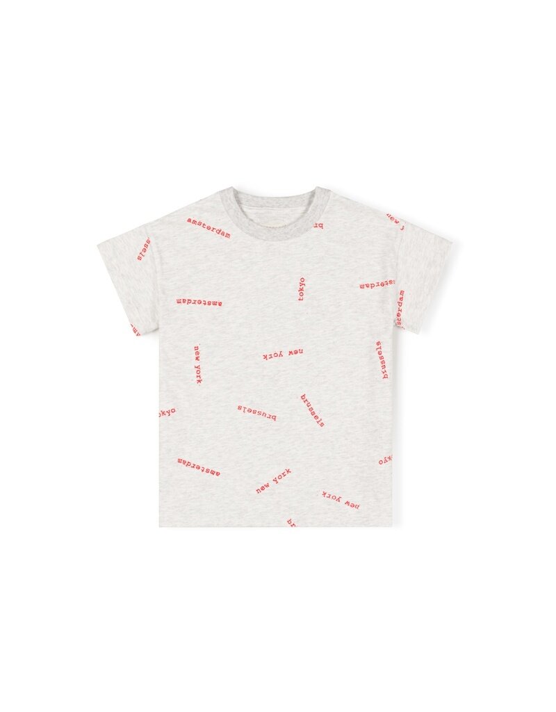 Nixnut Stamp Tshirt Grey