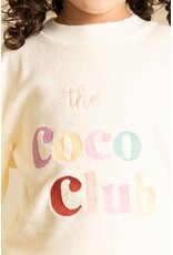 House of Jamie Balloon Sweater Cream (Terry cotton)