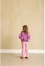 House of Jamie Flared Pants Violet Bellini Stripes