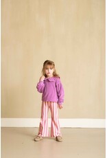 House of Jamie Flared Pants Violet Bellini Stripes