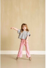 House of Jamie Flared Pants Violet Bellini Stripes