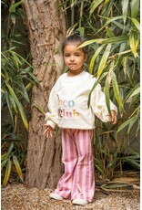 House of Jamie Flared Pants Violet Bellini Stripes