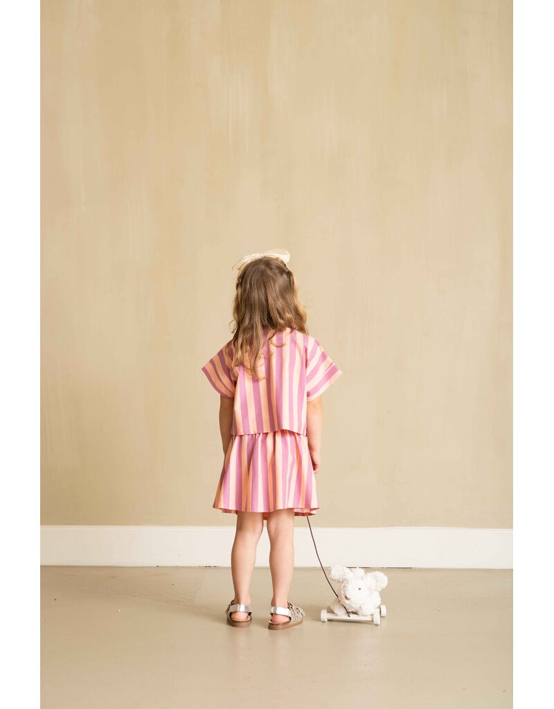 House of Jamie Relaxed Tee Violet Bellini Stripes