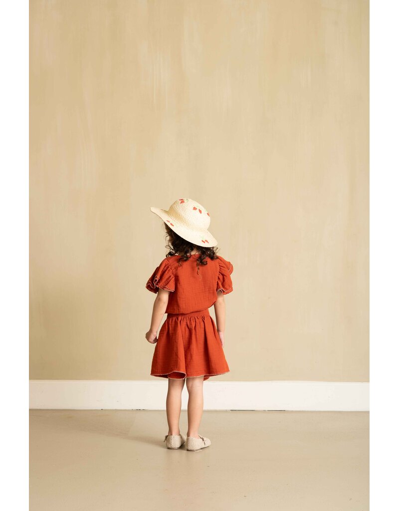 House of Jamie Butterfly Top Cinnabar