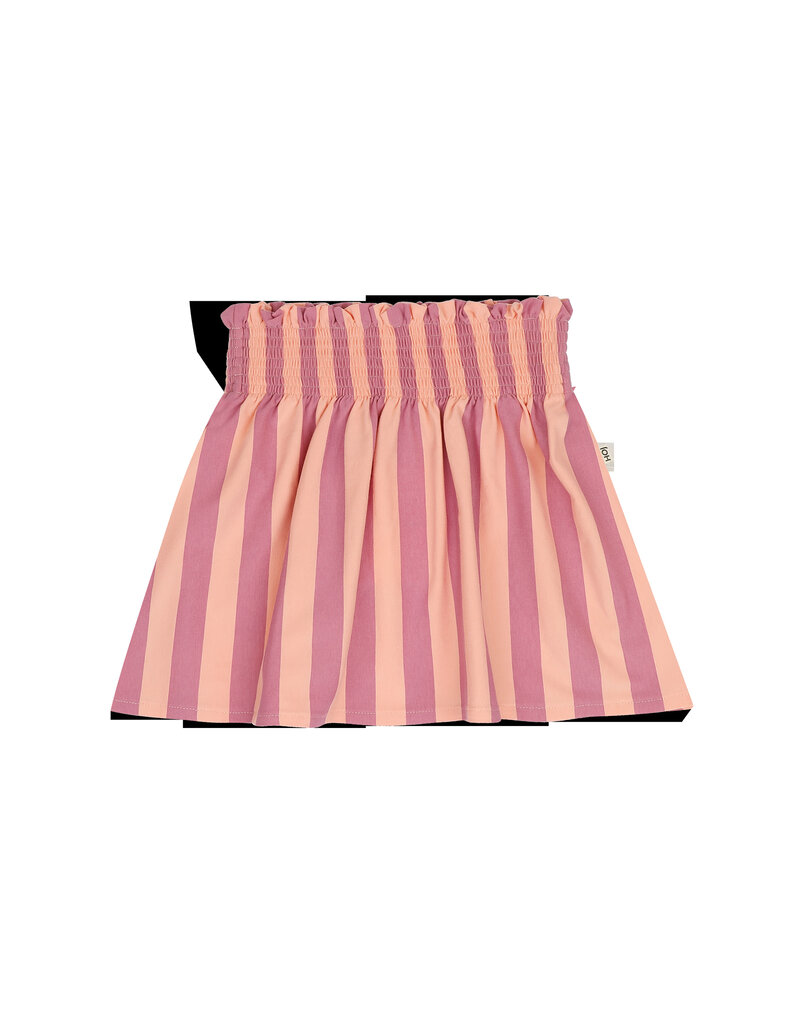 House of Jamie Smocked Skirt Violet Belline Stripes