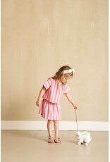 House of Jamie Smocked Skirt Violet Belline Stripes