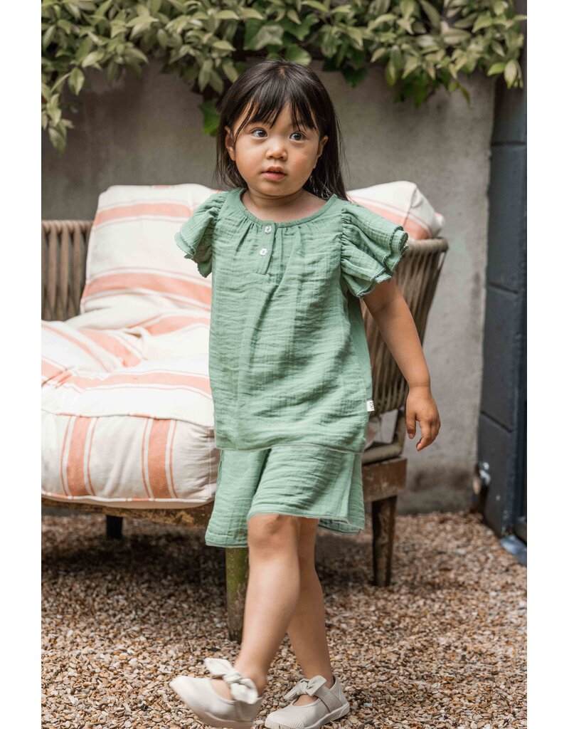 House of Jamie Girls Relaxed Shorts Ivy Sage