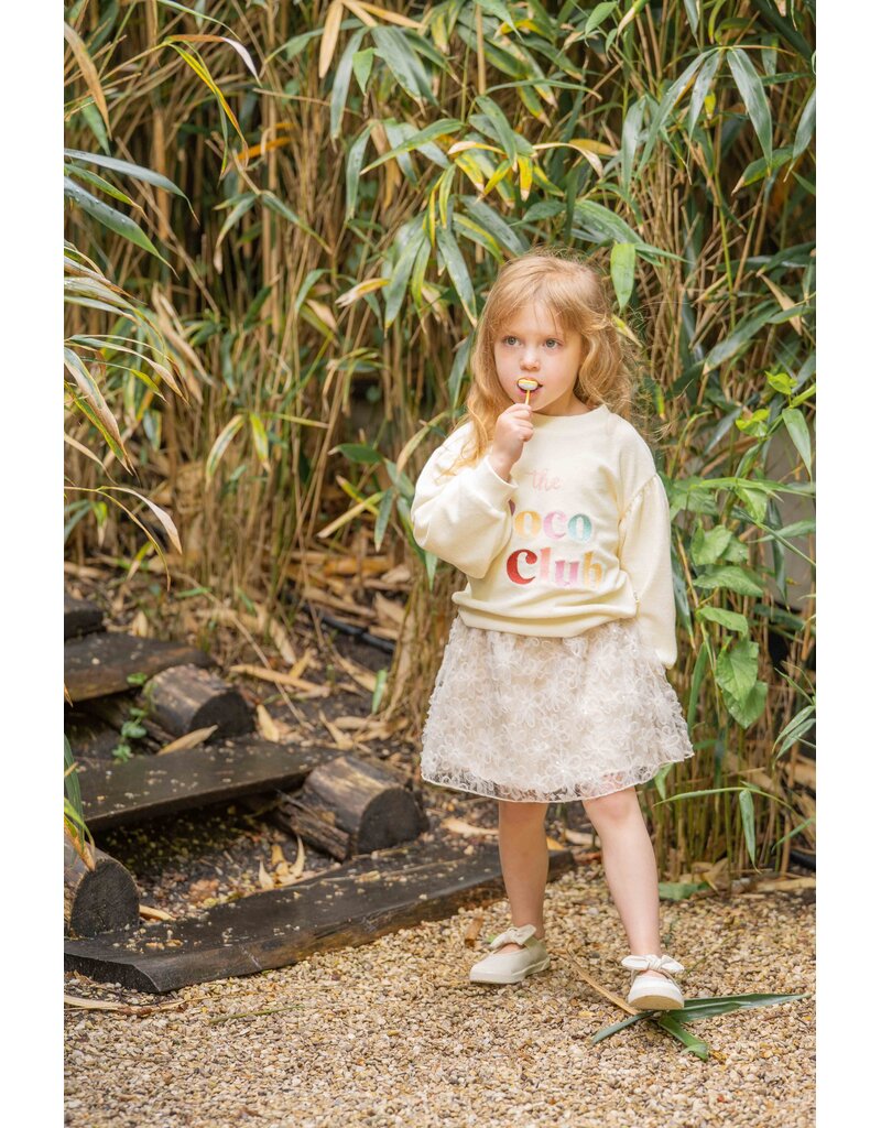 House of Jamie Dreamy Skirt Daisy Ivory