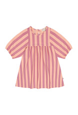 House of Jamie Balloon High Waist Dress Violet Bellini Stripes