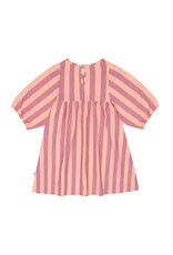 House of Jamie Balloon High Waist Dress Violet Bellini Stripes