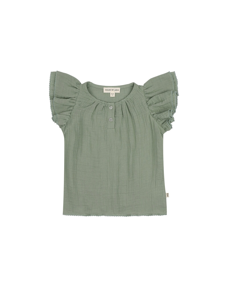 House of Jamie Butterfly Top Ivy Sage