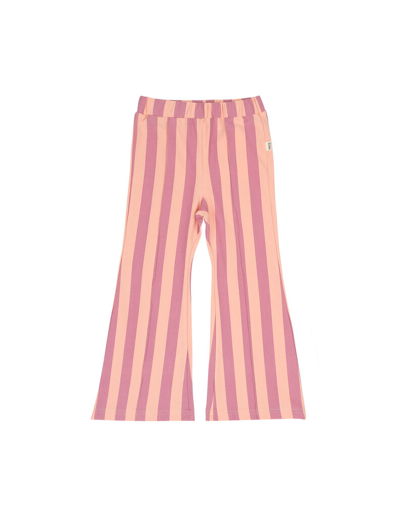 House of Jamie Flared Pants Violet Bellini Stripes