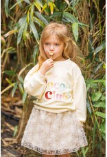 House of Jamie Balloon Sweater Cream (Terry cotton)