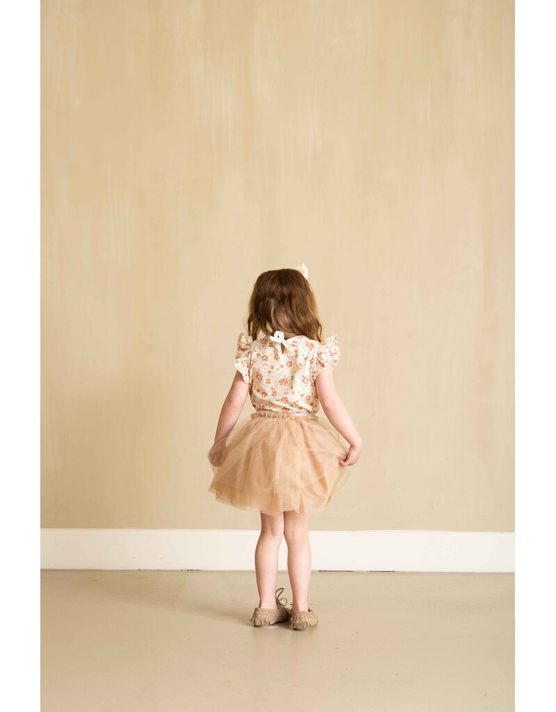 House of Jamie Ruffled Tee Flowerbomb