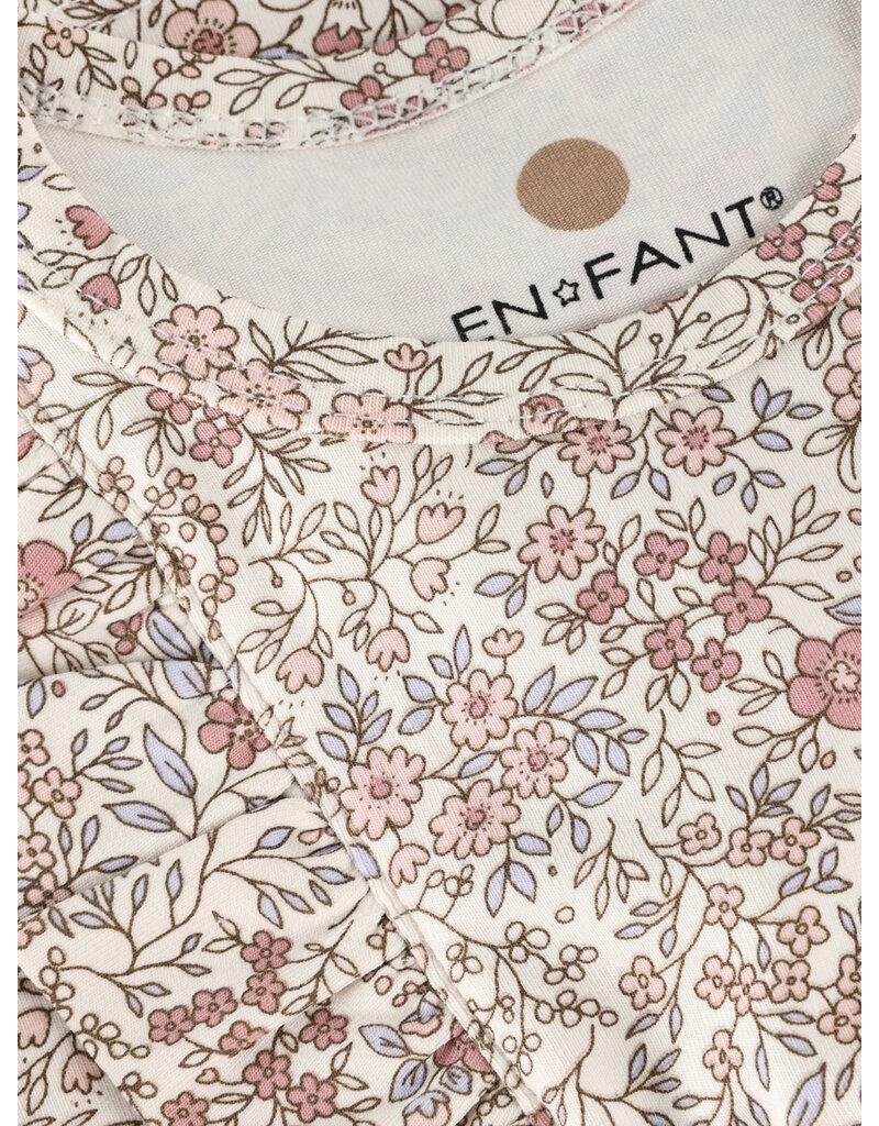 En Fant Dress SS AOP Eggnog