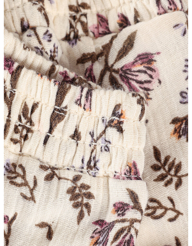 En Fant Bloomers Floral Woven Eggnog