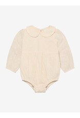 En Fant Romper LS Dobby Eggnog