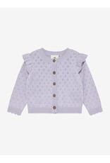 En Fant Cardigan Knit Purple Heather