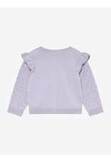 En Fant Cardigan Knit Purple Heather