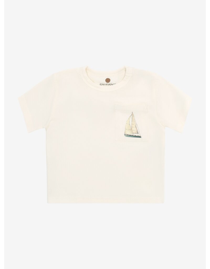 En Fant T-shirt SS Egret