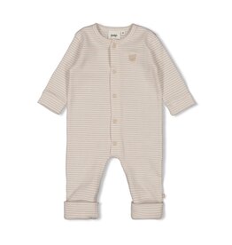 Feetje Pak omslagvoet rib met streep - Honey Bear