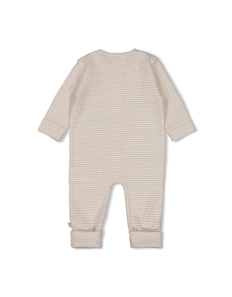 Feetje Pak omslagvoet rib met streep - Honey Bear