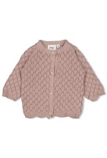 Feetje Vestje gebreid - Delicate Flower