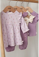 Feetje Jurk pointelle rib AOP - Flower Ranch