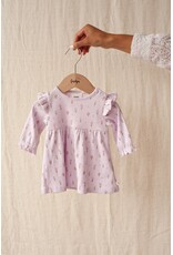 Feetje Jurk pointelle rib AOP - Flower Ranch