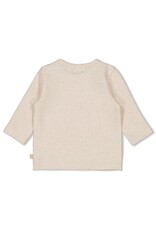 Feetje Longsleeve - Honey Bear Offwhite Melange