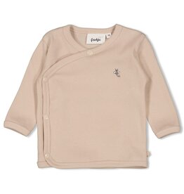 Feetje Overslagshirt rib - Honey Bear