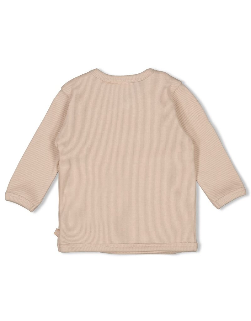 Feetje Overslagshirt rib - Honey Bear