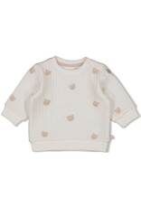Feetje Sweater AO embroidery - Honey Bear