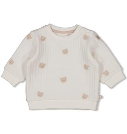 Feetje Sweater AO embroidery - Honey Bear