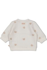 Feetje Sweater AO embroidery - Honey Bear