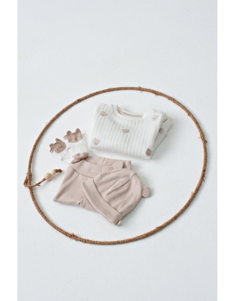 Feetje Sweater AO embroidery - Honey Bear