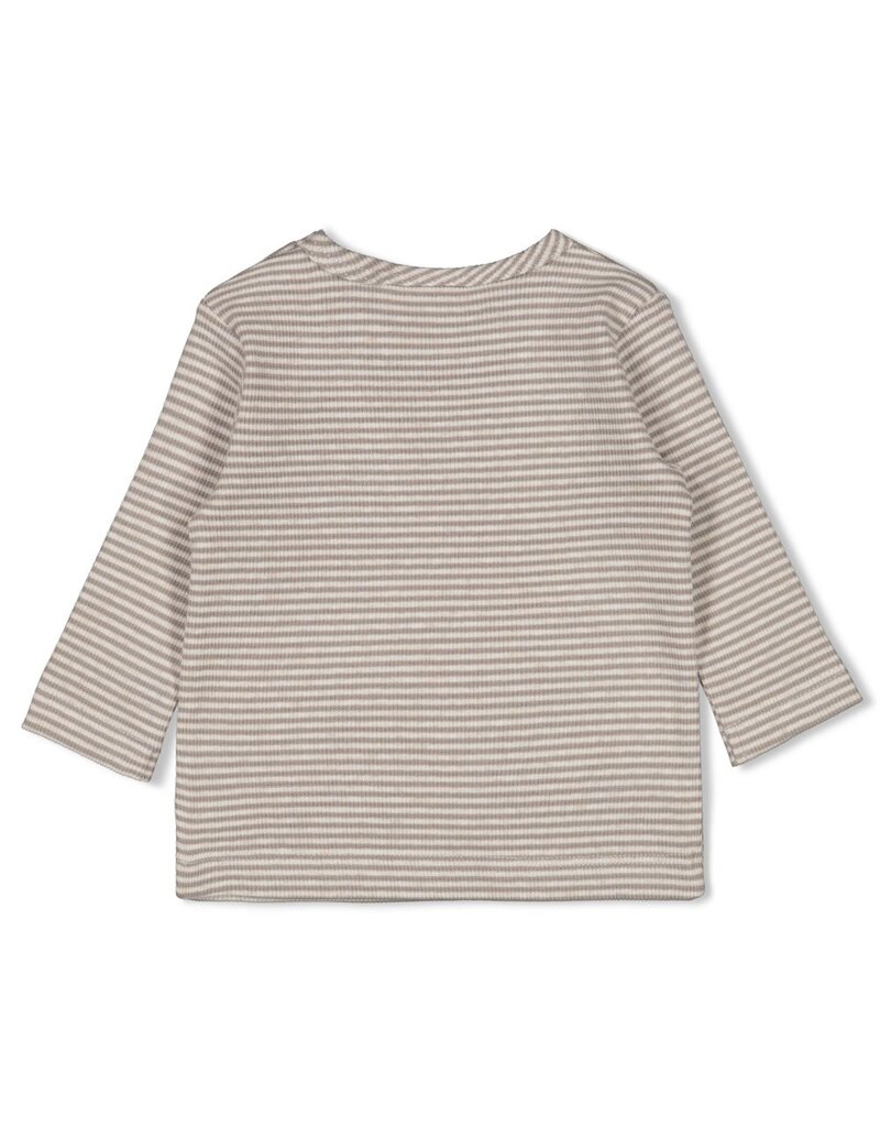 Feetje Longsleeve rib met streep - Sea Sweeties
