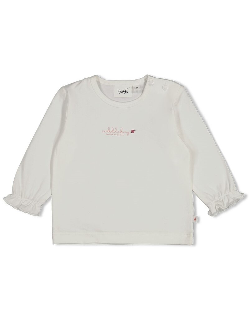 Feetje Longsleeve - Ladybug Offwhite