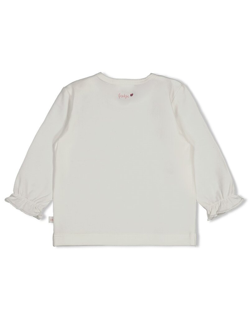 Feetje Longsleeve - Ladybug Offwhite