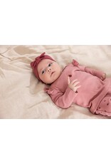 Feetje Longsleeve ajour rib - Ladybug Roze