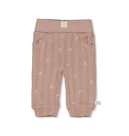 Feetje Broek pointelle rib AOP - Delicate Flower