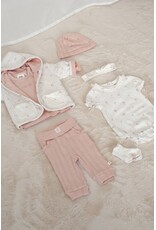 Feetje Broek pointelle rib AOP - Delicate Flower