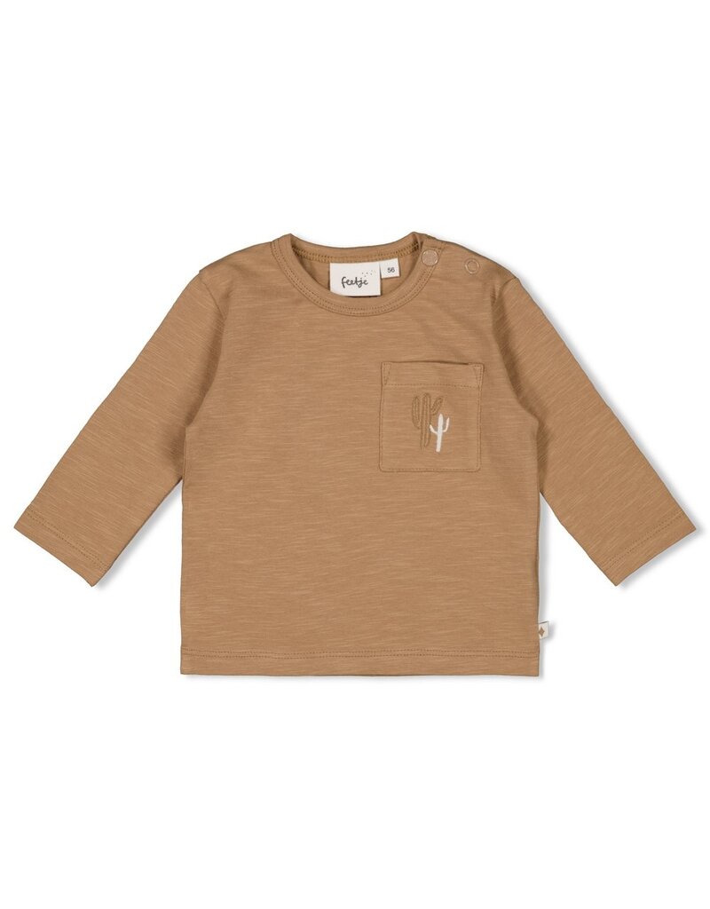 Feetje Longsleeve Camel - Sssiesta